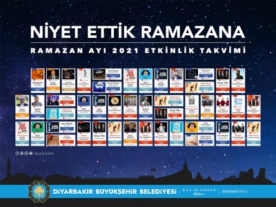 Diyarbakır Büyükşehir Belediyesi, ramazan ayı için çevrimiçi programlar hazırladı