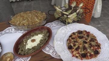 DİYARBAKIR – Kenger bitkisinden yapılmış yöresel yemek ve mezeler yarıştı