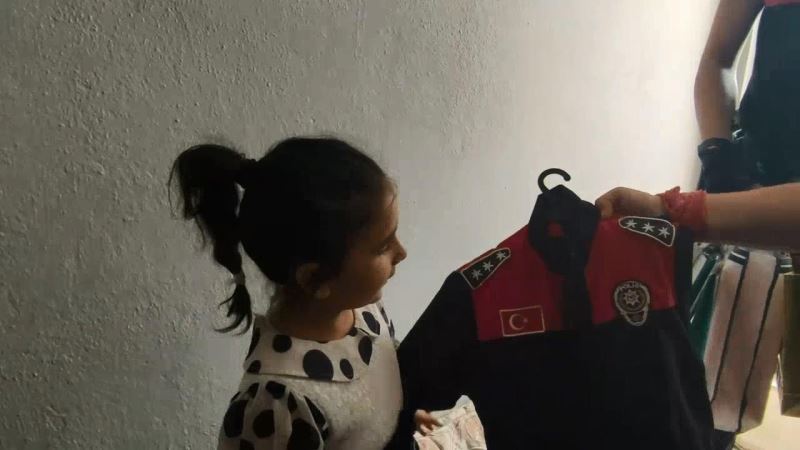 Diyarbakır’da 7 yaşındaki küçük kızın hayalini polisler gerçekleştirdi