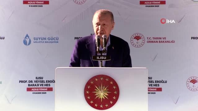 Cumhurbaşkanı Erdoğan: “Hiç şüphesiz su bu yüzyılın en değerli ve stratejik kaynağıdır”