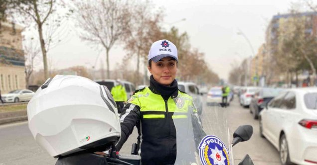 Diyarbakır’ın ‘ilk ve tek kadın Şahin polisi’ görevinin başında
