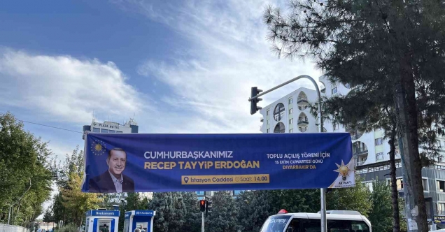 Diyarbakır’da Cumhurbaşkanı Erdoğan hazırlığı