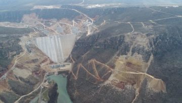 Diyarbakır’da Silvan Barajı’nın yapımı devam ediyor