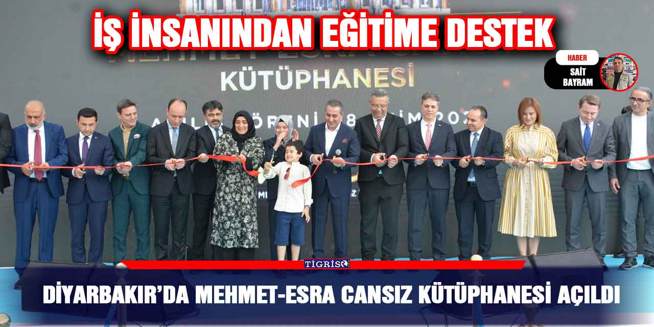 Diyarbakır’da Mehmet-Esra Cansız Kütüphanesi açıldı