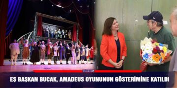 Eş Başkan Bucak, Amadeus oyununun gösterimine katıldı