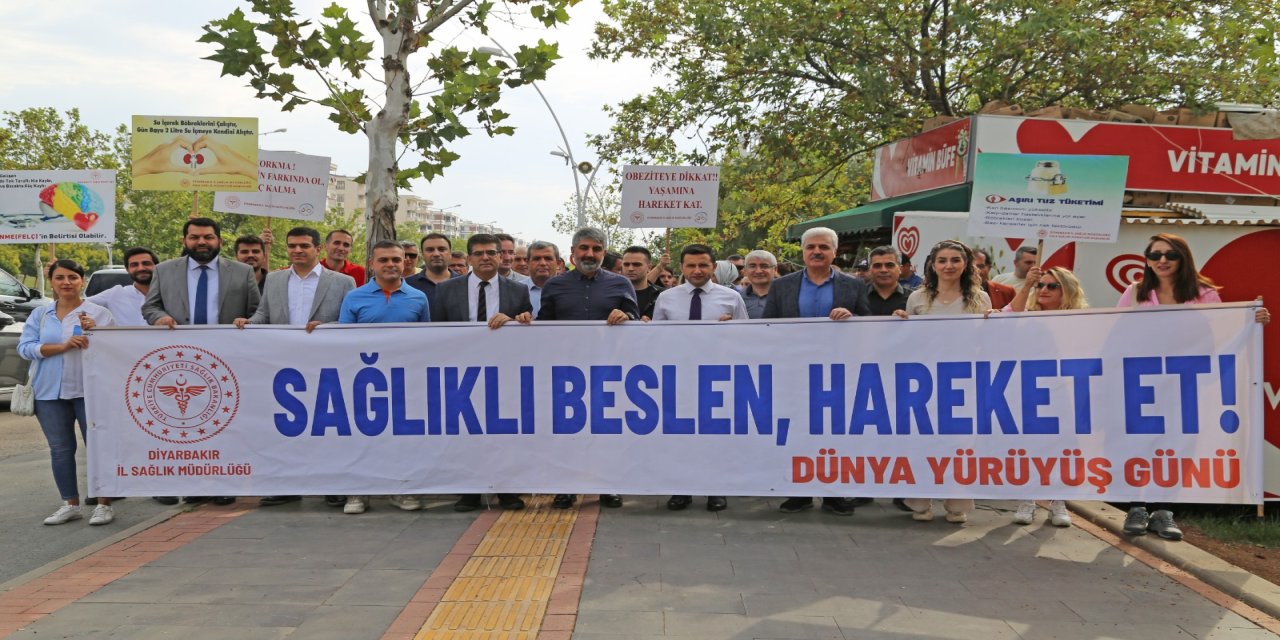 Diyarbakır’da “Dünya Yürüyüş Günü” etkinliği yapıldı