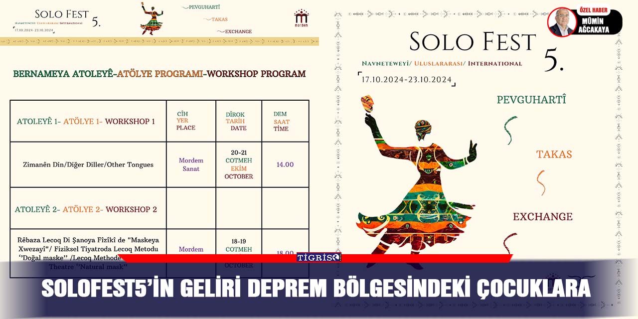 Solofest5’in Geliri Deprem Bölgesindeki Çocuklara