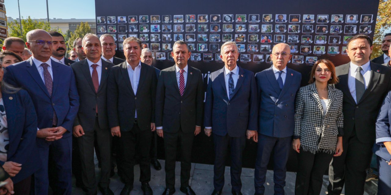 Özel, Ankara Garı’nda katledilenler için yapılan anıtın açılışına katıldı