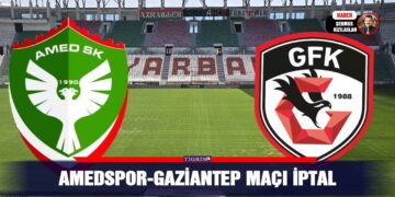 Amedspor-Gaziantep maçı iptal