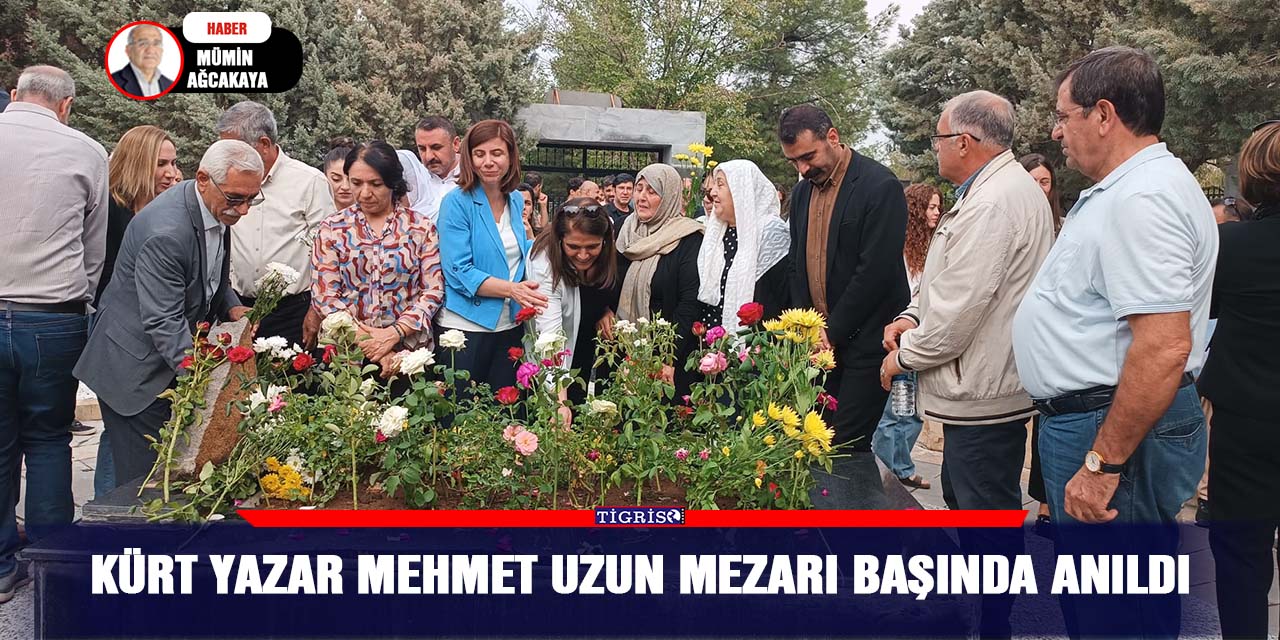 Kürt yazar Mehmet Uzun mezarı başında anıldı