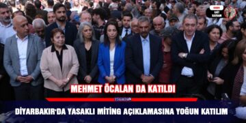 Diyarbakır’da Yasaklı Miting açıklamasına yoğun katılım