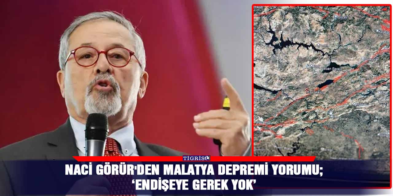 Naci Görür’den Malatya Depremi Yorumu; ‘Endişeye gerek yok’