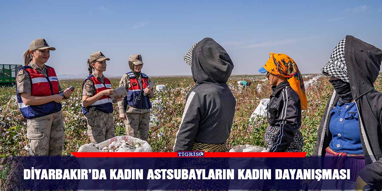 Diyarbakır’da kadın Astsubayların kadın dayanışması