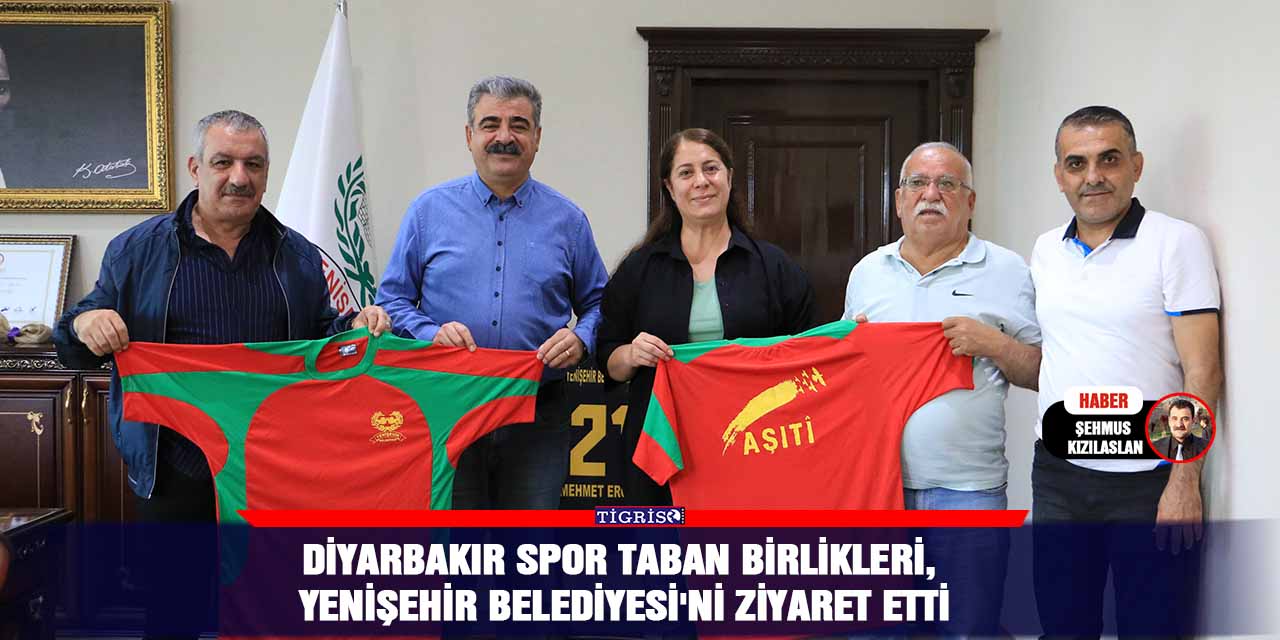 Diyarbakır Spor Taban Birlikleri, Yenişehir Belediyesi’ni Ziyaret Etti