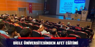 Dicle Üniversitesi’nden afet eğitimi