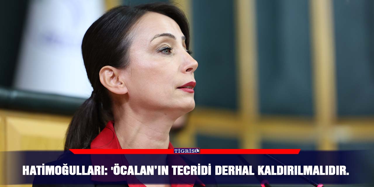 Hatimoğulları: ‘Öcalan’ın tecridi derhal kaldırılmalıdır.