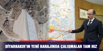 Diyarbakır’ın yeni barajında çalışmalar tam hız