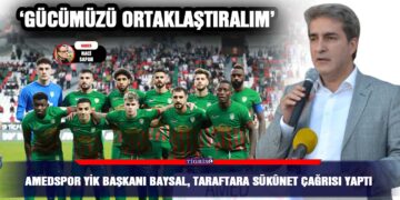 Amedspor YİK Başkanı Baysal, taraftara sükûnet çağrısı yaptı