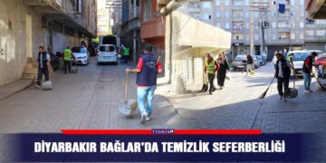 Diyarbakır Bağlar’da temizlik seferberliği