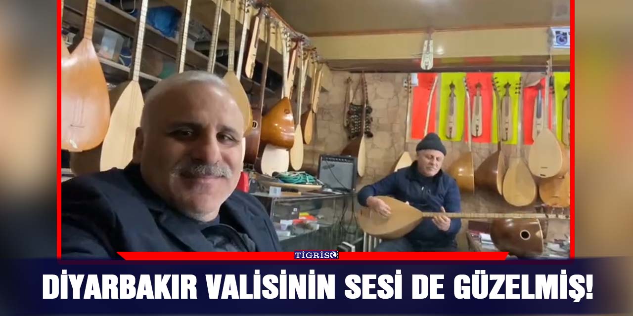 Diyarbakır Valisinin sesi de güzelmiş!