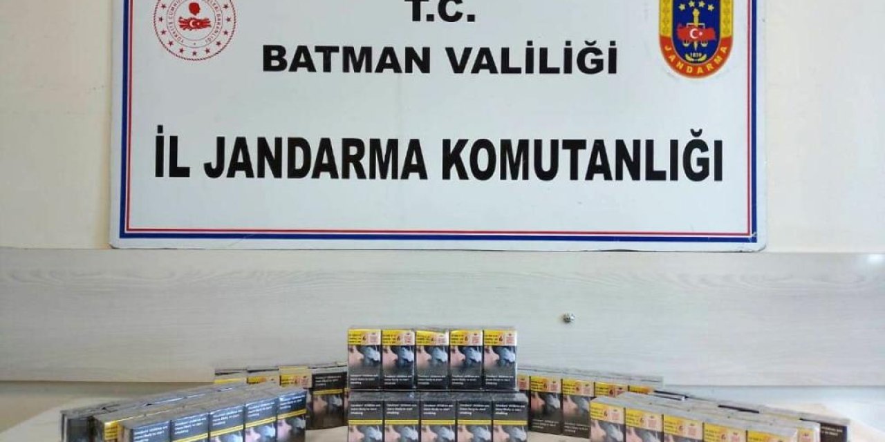 Batman’da kaçak sigara operasyonu