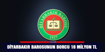 Diyarbakır Barosunun borcu 10 milyon TL