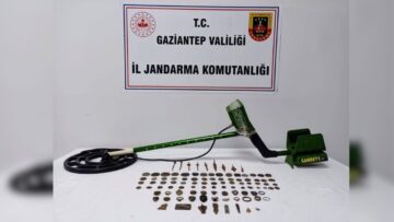 Gaziantep’te 61 adet tarihi sikke ele geçirildi