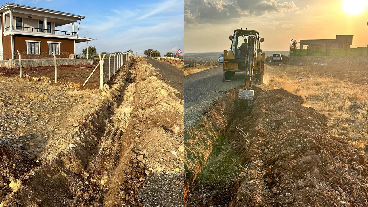 DİSKİ Diyarbakır’daki o mahalleye 400 metrelik içme suyu hattı döşedi