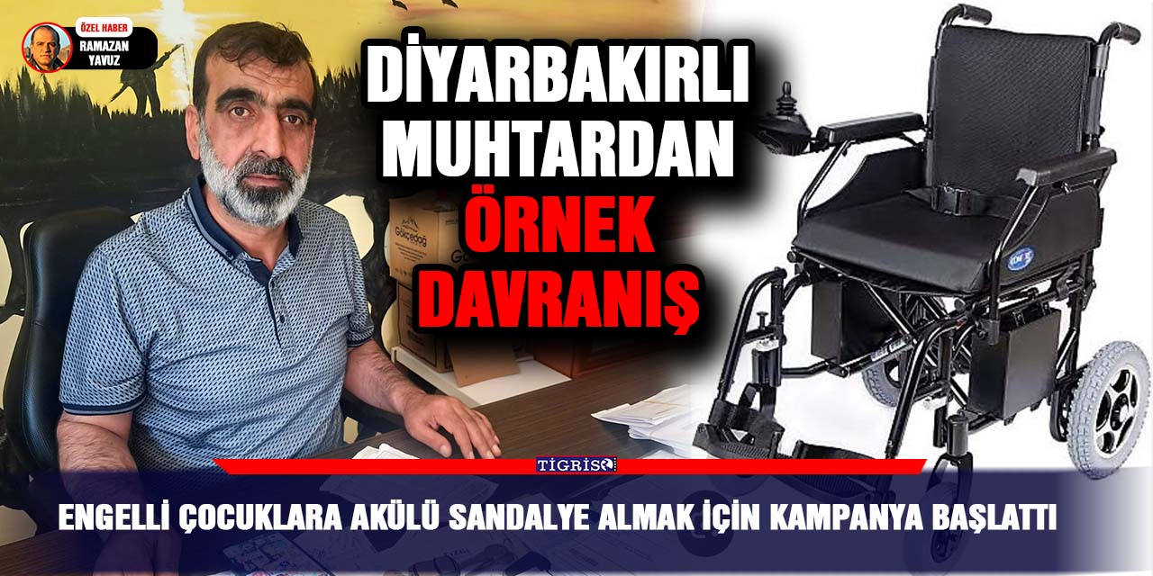 Diyarbakırlı muhtardan örnek davranış