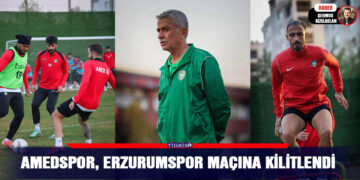 Amedspor, Erzurumspor maçına kilitlendi