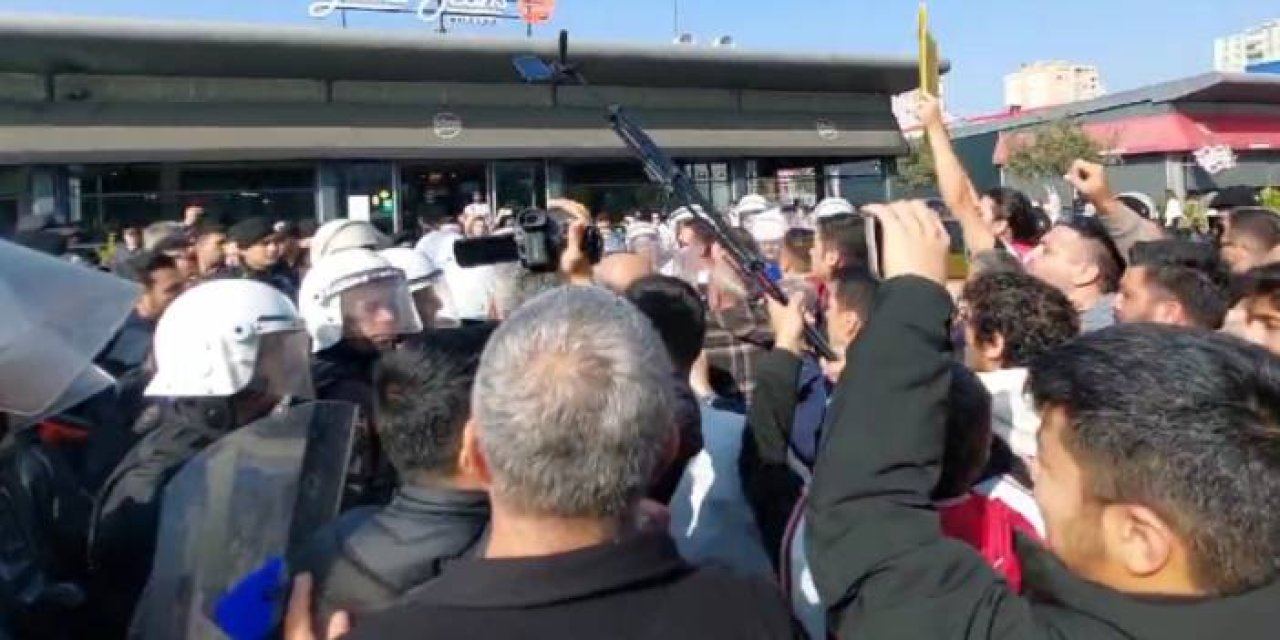 CHP’lilerin kayyım protestosuna polis müdahalesi