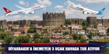 Diyarbakır’a inemeyen 3 uçak havada tur atıyor