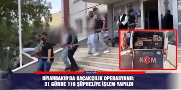 31 günde 119 şüpheliye işlem yapıldı