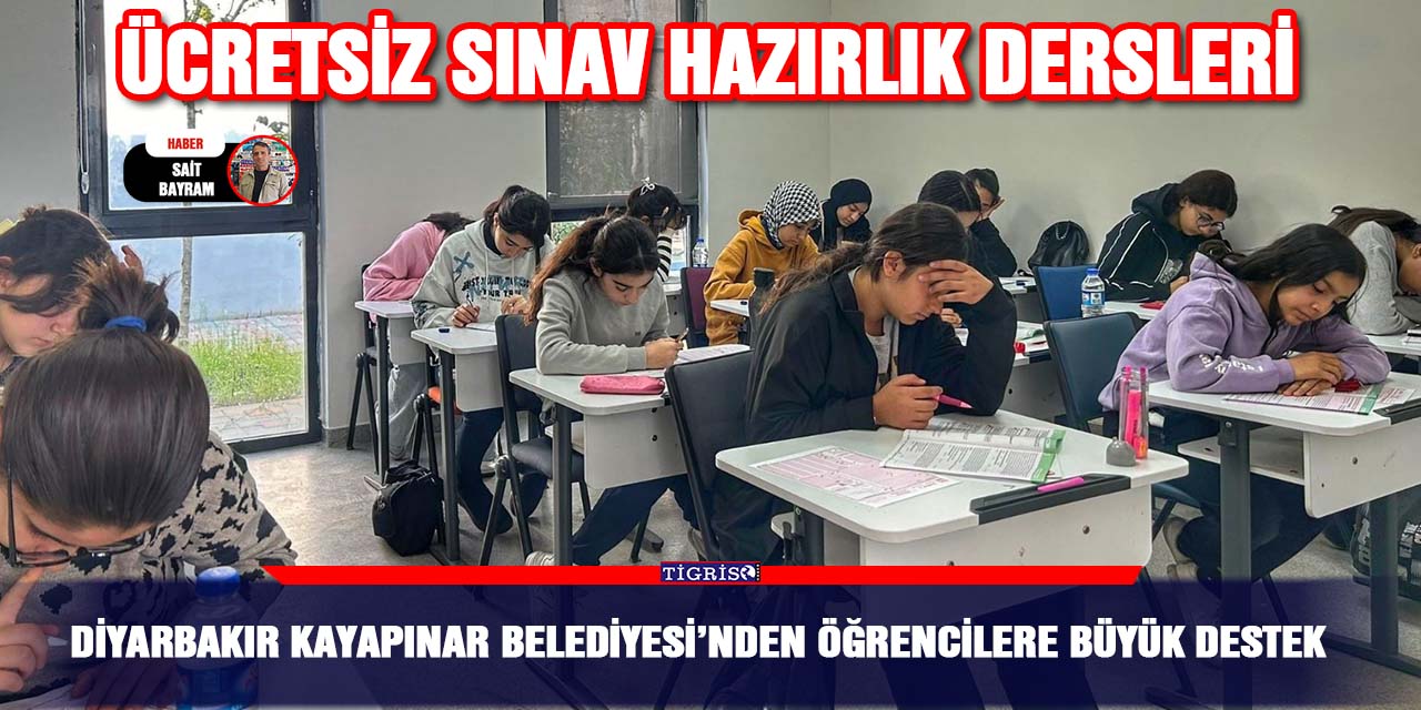 Diyarbakır Kayapınar Belediyesi’nden öğrencilere büyük destek