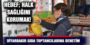 Diyarbakır gıda toptancılarına denetim