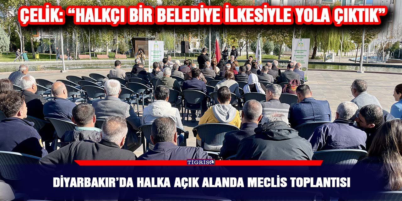 Diyarbakır’da halka açık alanda meclis toplantısı