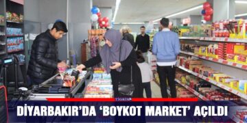 Diyarbakır’da ‘Boykot Market’ açıldı