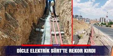 Dicle elektrik Siirt’te rekor kırdı