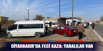 Diyarbakır’da feci kaza: Yaralılar var