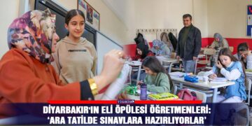 Diyarbakır’ın eli öpülesi öğretmenleri: ‘Ara tatilde sınavlara hazırlıyorlar’