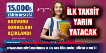 Diyarbakır büyükşehirden 3 bin 600 öğrenciye eğitim desteği