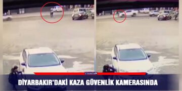 Diyarbakır’daki kaza güvenlik kamerasında