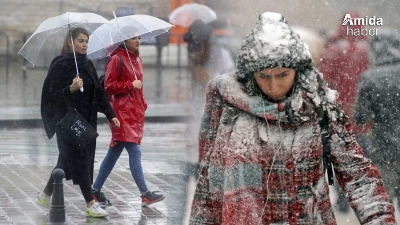 Meteoroloji’den bölge illeri için karla karışık yağmur uyarısı!