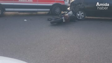 Şanlıurfa’da Otomobil ile Motosiklet Çarpıştı: 1 Yaralı