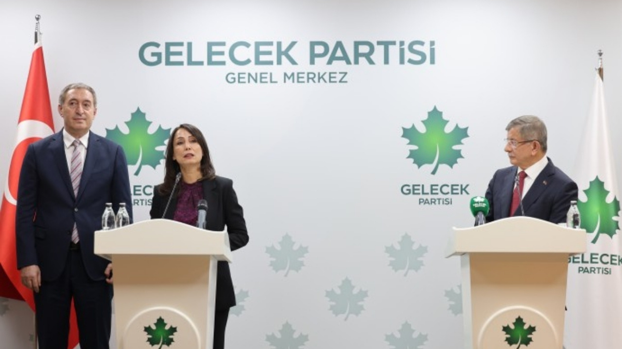 DEM Parti Eş Başkanları Davutoğlu ile görüştü: Barış köprüsü kuralım