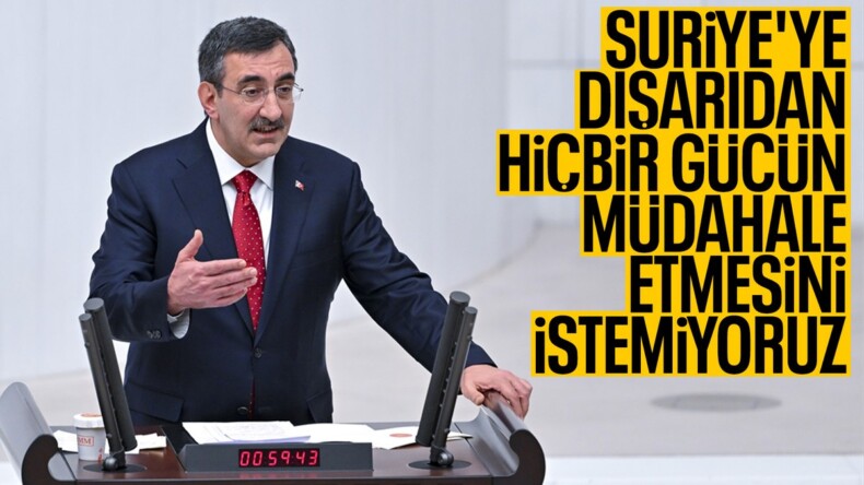 Dışarıdan hiçbir gücün müdahalesini istemiyoruz