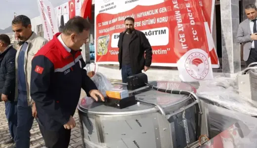 Dicle’de Süt Soğutma Desteği